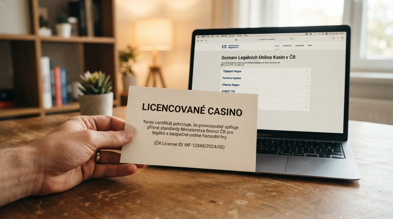Oficiální dokument Ministerstva financí ČR – Seznam legálních provozovatelů hazardních her s vyznačenými logy licencovaných casin