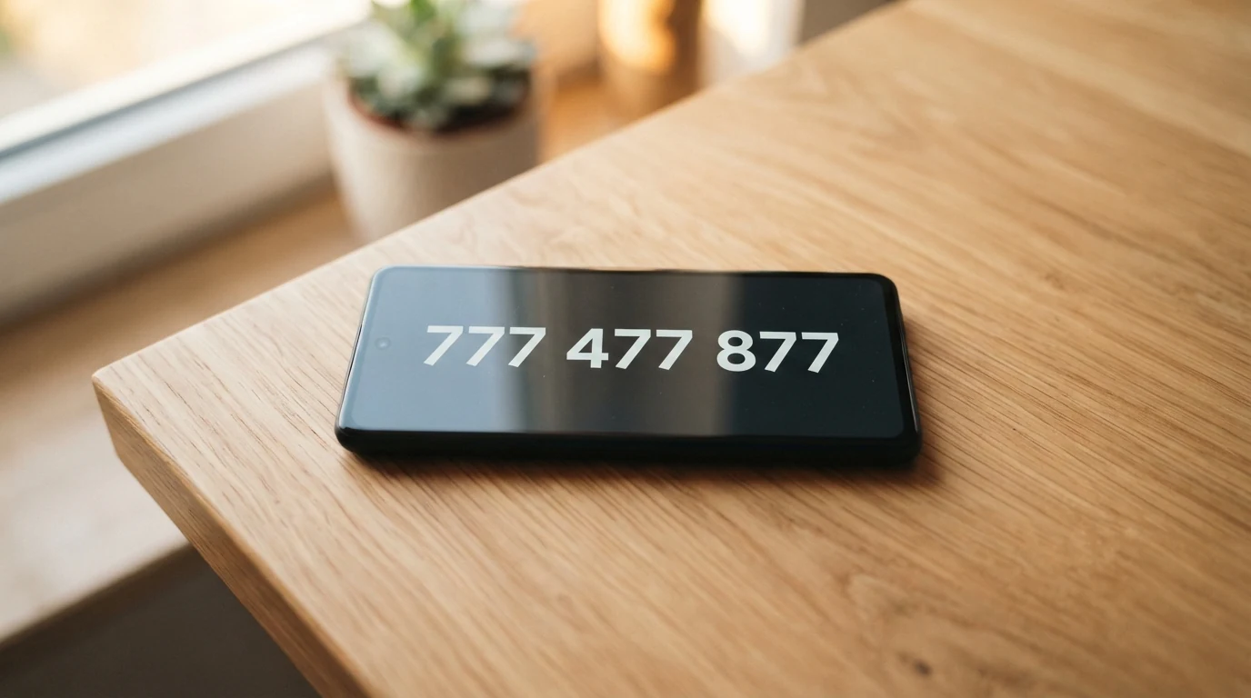 Telefon s číslem linky pomoci 777 477 877 — nonstop pomoc pro hráče a jejich blízké