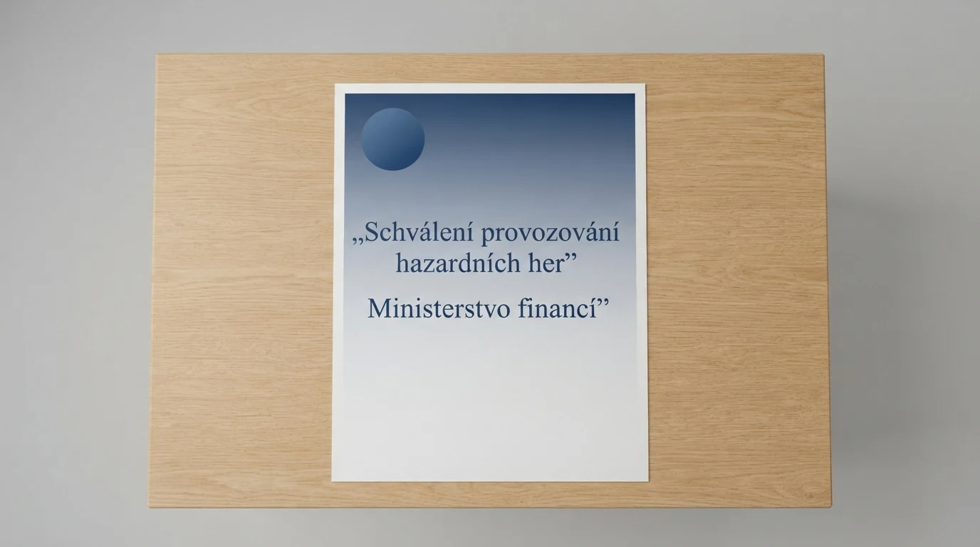 Výřez oficiálního přehledu legálních provozovatelů hazardních her Ministerstva financí ČR nebo dokument základního povolení