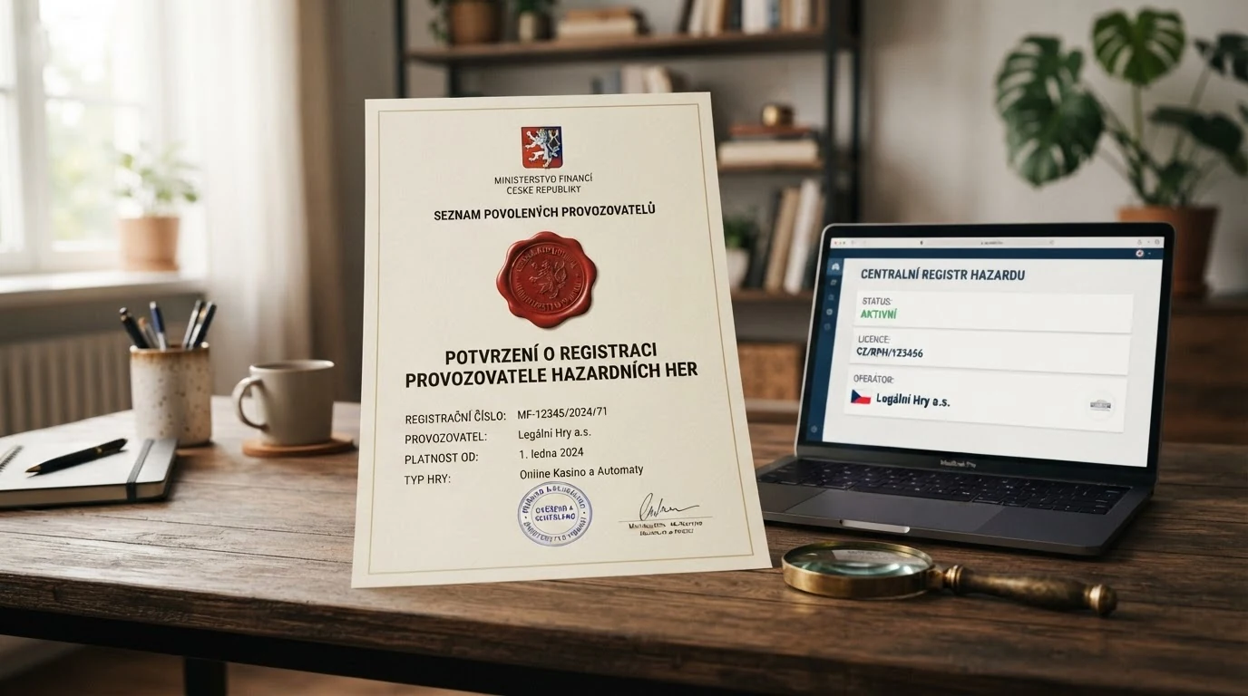 Úřední dokument s logem Ministerstva financí ČR a grafickým znázorněním Rejstříku vyloučených osob