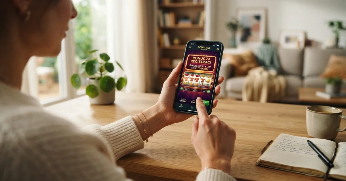 Hráč u počítače prohlíží nabídku bonusů bez vkladu v online casinu
