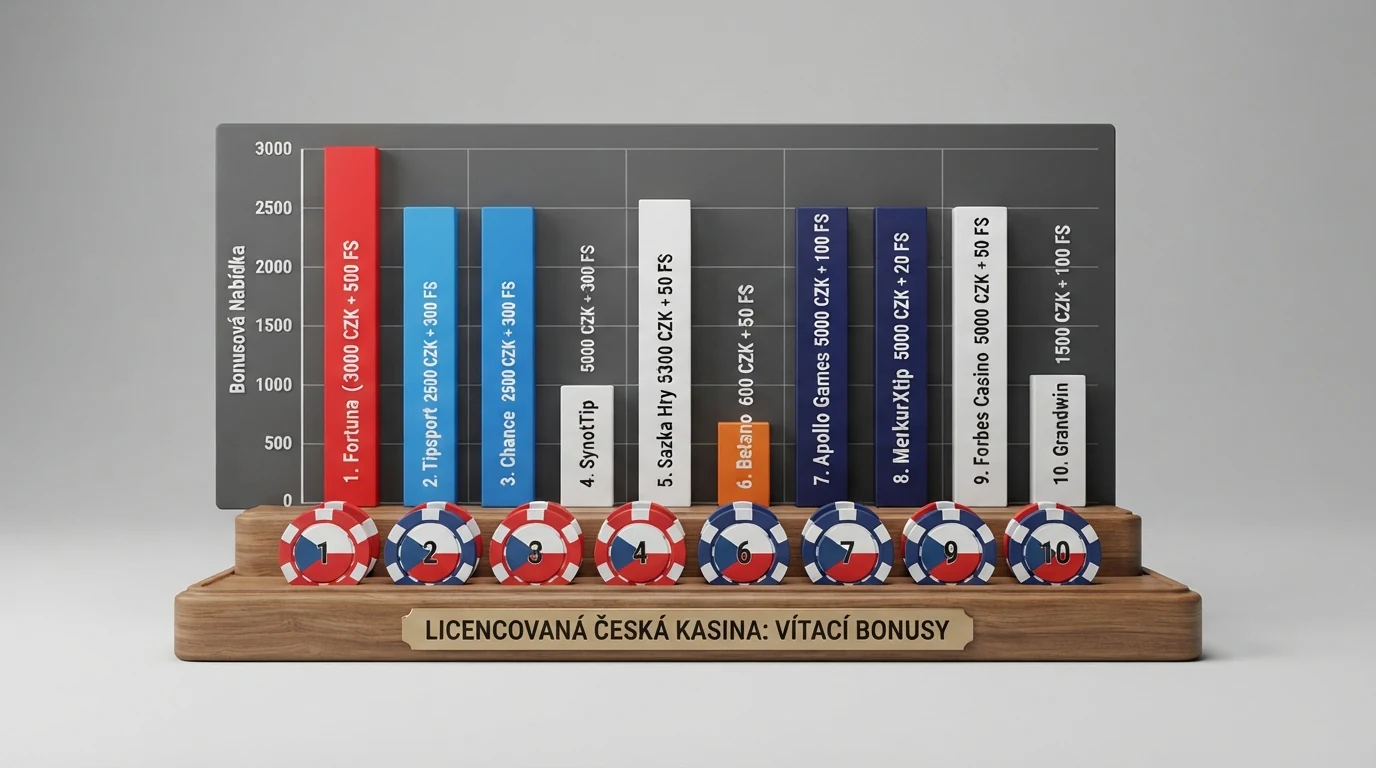 Přehledová grafika s logy deseti srovnávaných operátorů a klíčovými čísly jejich uvítacích nabídek