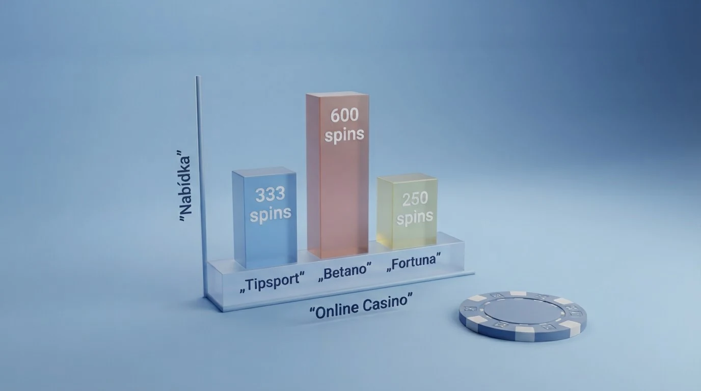 Srovnávací přehled deseti českých online casin s počtem free spinů a podmínkami jejich získání